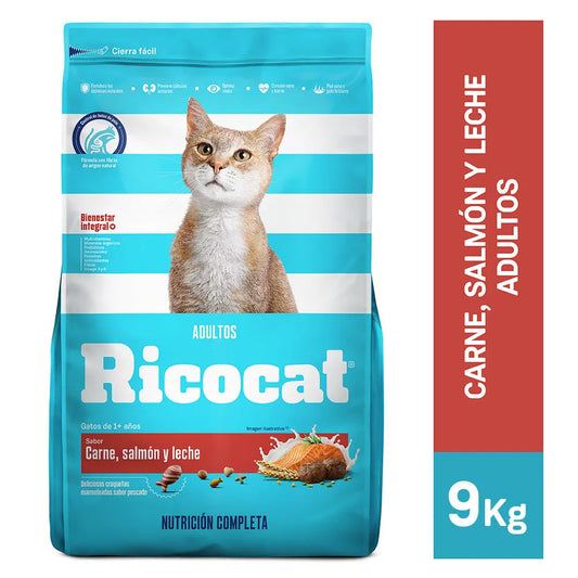 Ricocat Carne, Salmón y Leche
